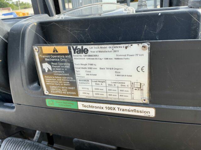 Yale GLP40 VX6 Gas Forklift (ST20056)
