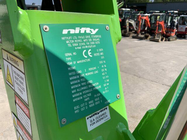 Nifty HR12 Telescopic Boom Lift (ST20585)