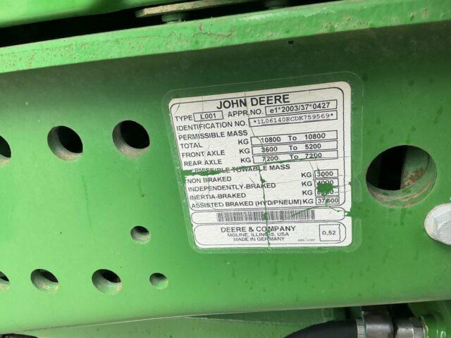 John Deere 6140R Tractor (ST20092)