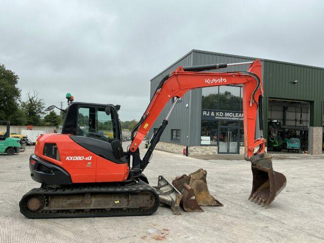 Kubota KX080-4 Digger (ST20545)