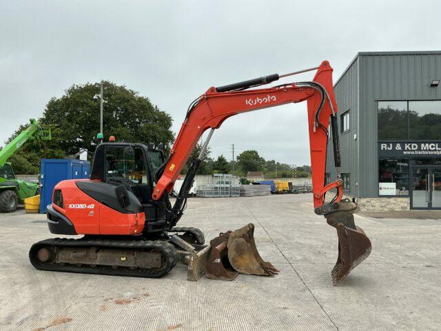 Kubota KX080-4 Digger (ST20545)