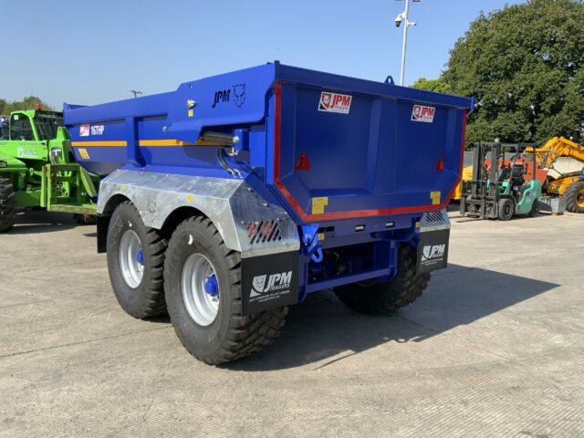 JPM Blue 16 Tonne Half Pipe Dump Trailer