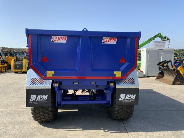 JPM Blue 16 Tonne Half Pipe Dump Trailer