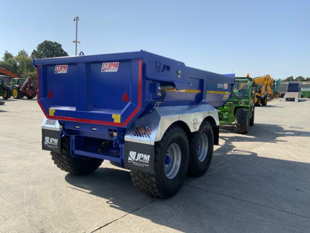 JPM Blue 16 Tonne Half Pipe Dump Trailer