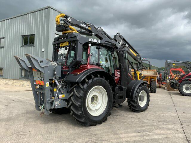 Valtra T154 Active C/W Roof Mounted Kelsa 500T Forestry Crane (ST19912)