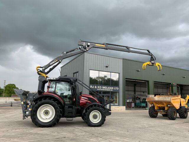 Valtra T154 Active C/W Roof Mounted Kelsa 500T Forestry Crane (ST19912)