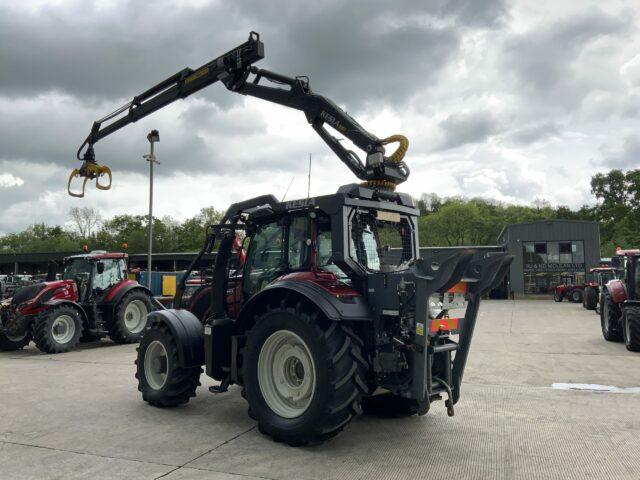 Valtra T154 Active C/W Roof Mounted Kelsa 500T Forestry Crane (ST19912)