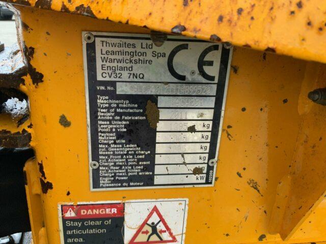 Thwaites 1 Tonne Hi Tip Dumper (ST20540)