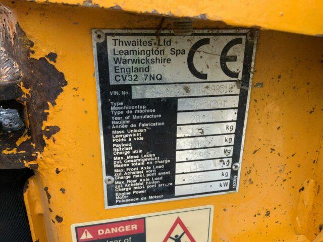 Thwaites 1 Tonne Hi Tip Dumper (ST20552)