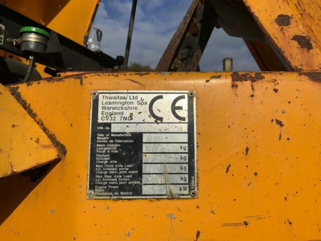 Thwaites 1.5 Tonne Hi Tip Swivel Dumper (ST21439)