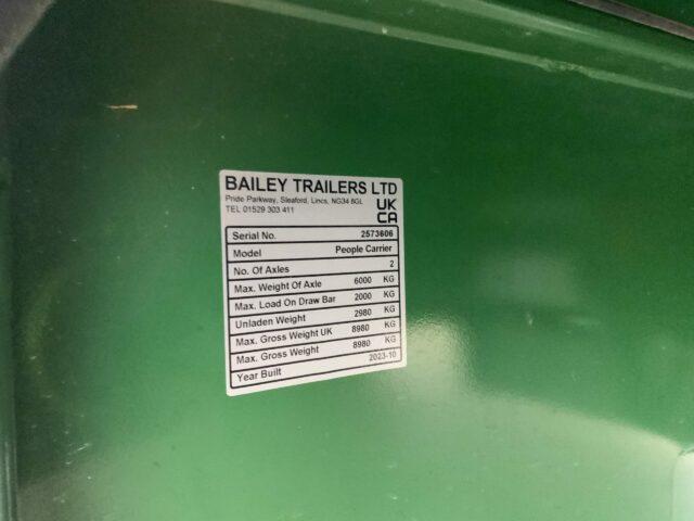 Bailey 31 Seater People Carrier Trailer (ST19849)