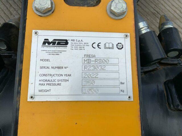 MB R800 Unused Drum Cutter (ST19873)