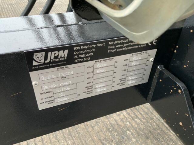 JPM Black 14 Tonne Multi Purpose Dump Trailer