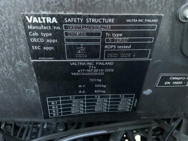 Valtra N134 Active Tractor (ST21599)