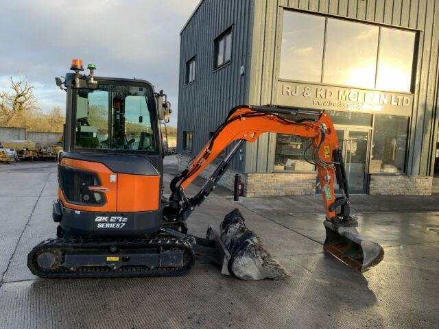 Doosan DX27Z Series 7 Digger (ST21917)