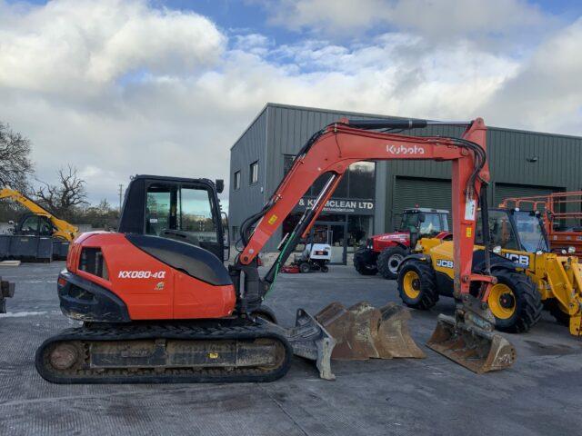 Kubota KX080-4 Eco Plus Digger (ST21768)