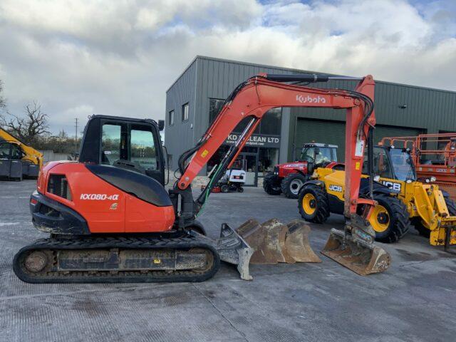 Kubota KX080-4 Eco Plus Digger (ST21768)