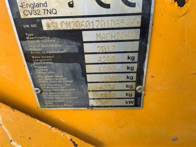 Thwaites 6 Tonne Straight Tip Dumper (ST21816)