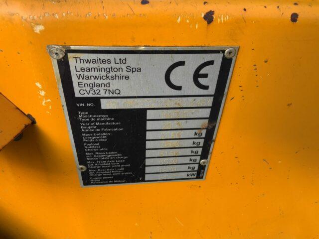 Thwaites 3 Tonne Swivel Tip Dumper (ST21666)