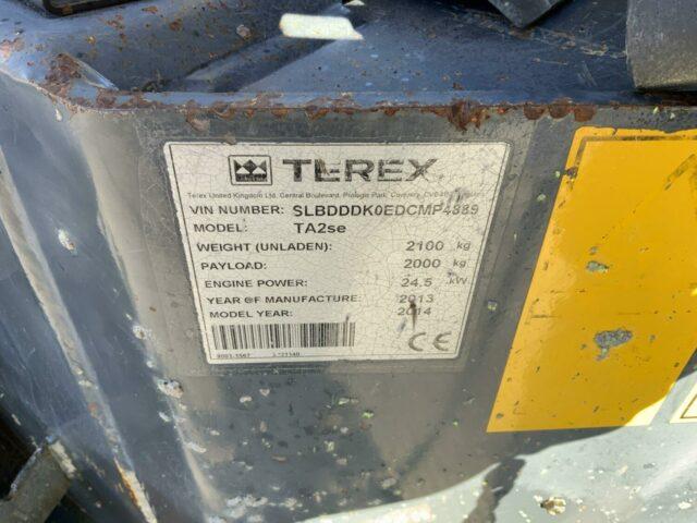 Terex TA2 SE 2 Tonne Hi Tip Swivel Dumper (ST21151)