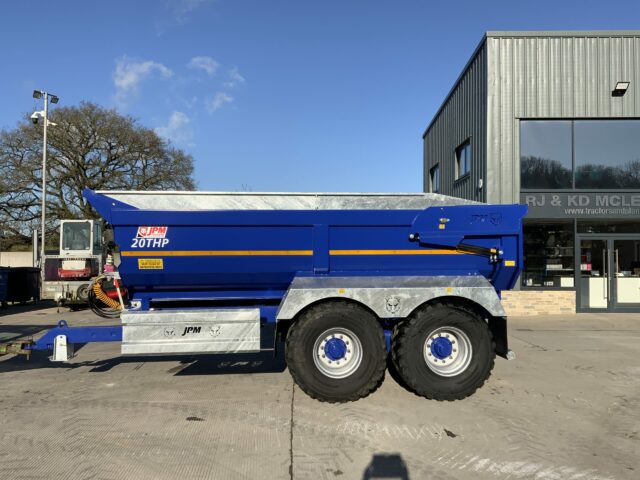 JPM Blue 20 Tonne Half Pipe Dump Trailer (ST22126)