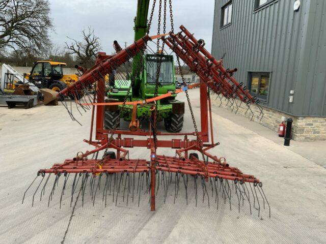 Bianchi 600.7 Folding Spring Tine Harrow