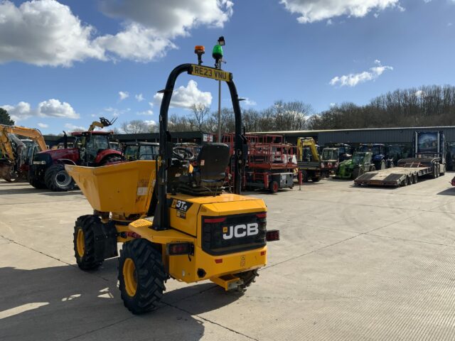 JCB 3 Tonne Swivel Tip Dumper (ST22596)