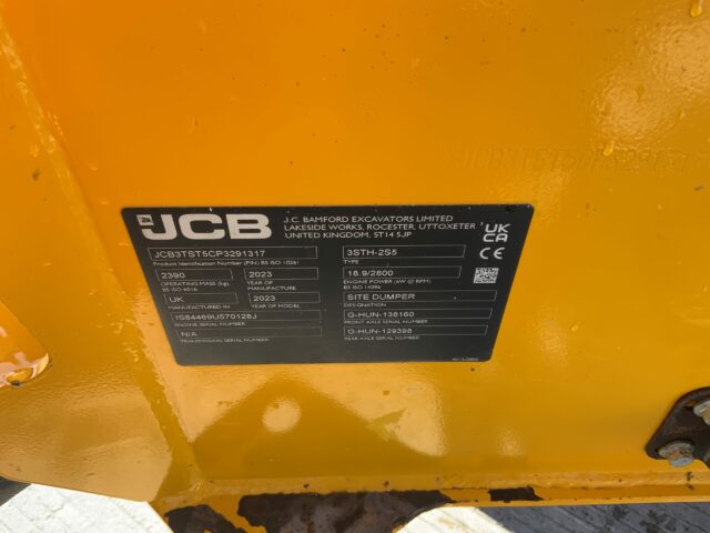 JCB 3T Swivel Tip Dumper (ST22599)