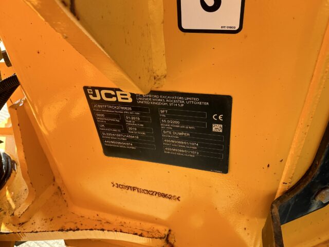 JCB 9T-1 Front Tip Dumper (ST22580)